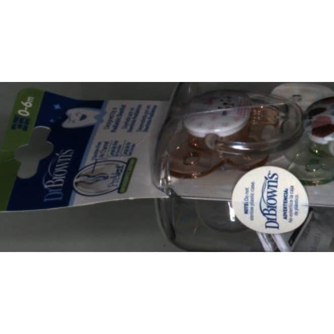 Dr Brown's Chupete Prevent Mariposa 0 a 6 Meses Rosa 2uds