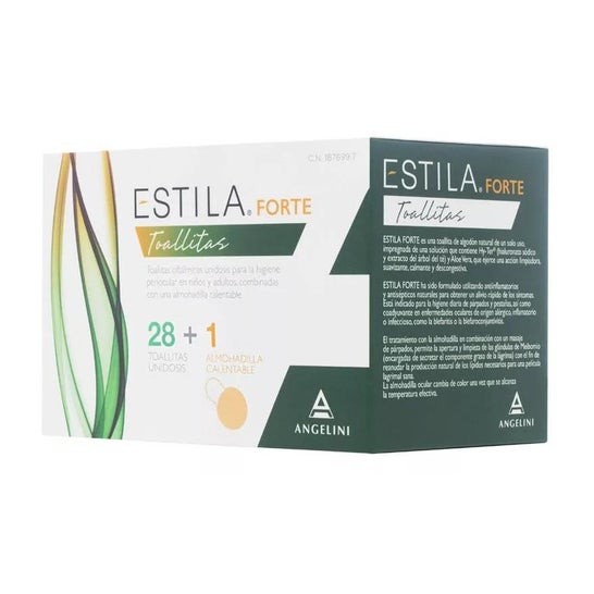 Estila Forte Toallitas 28 Toallitas + Almohadilla