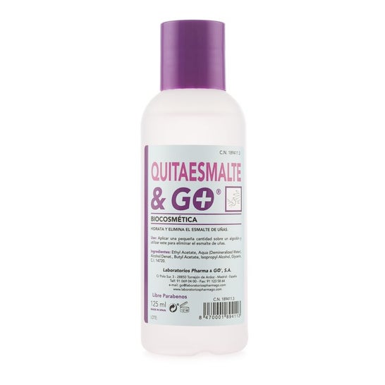 & Go Quitaesmalte Sin Acetona 125ml