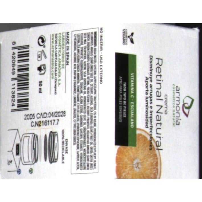 Armonia Crema Retinal Natural 50ml