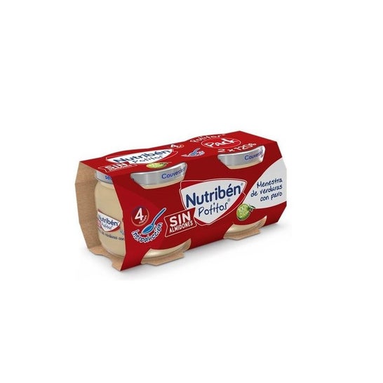 Nutriben Potito Bipack Intro Verdura Pavo 2x120g
