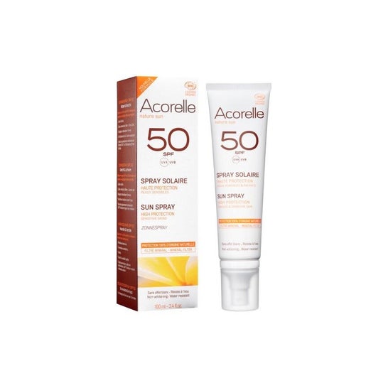 Acorelle Spray Solar Pieles Sensibles SPF50 100ml