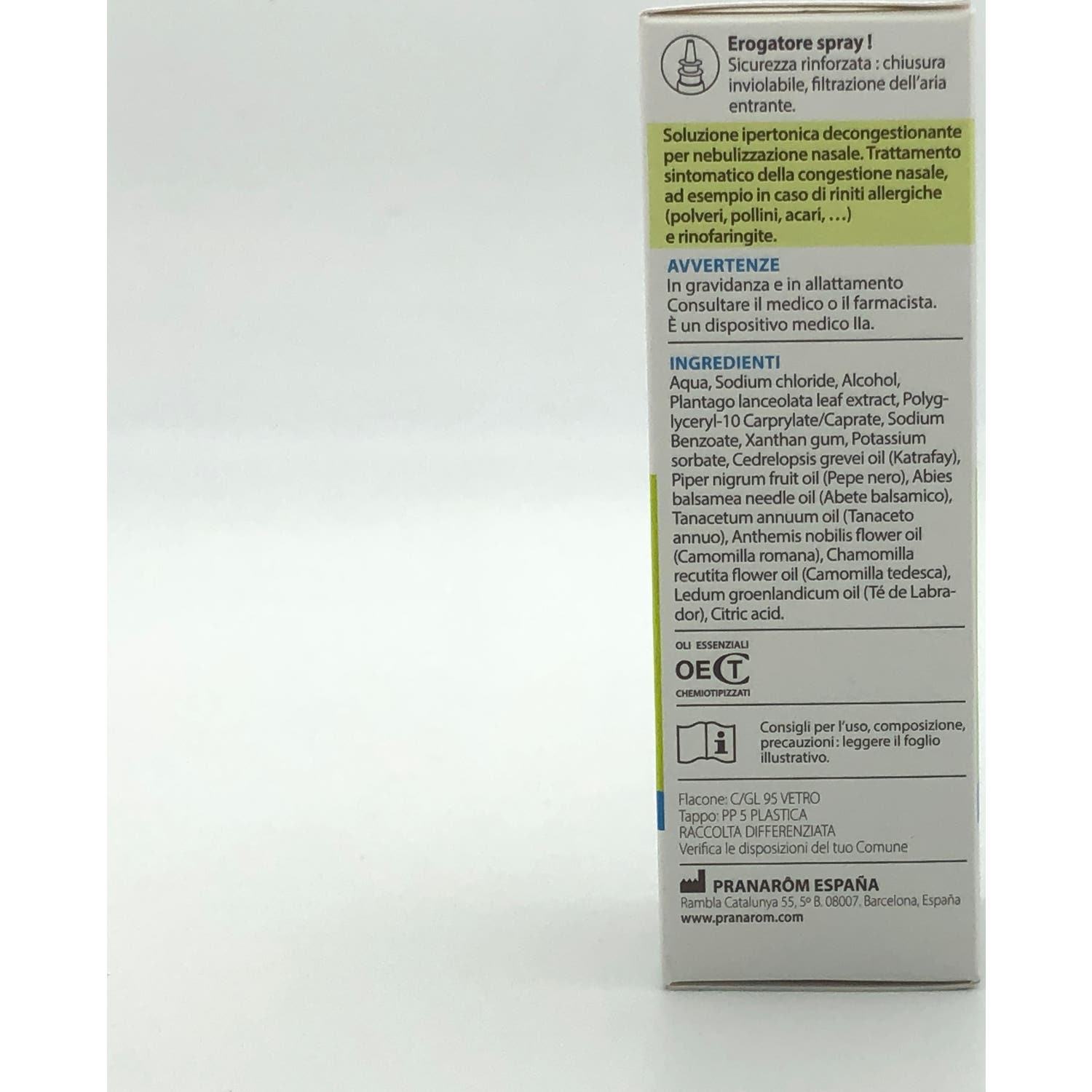 Pranarôm Allergoforce Spray Nasal Descongestionante 15ml