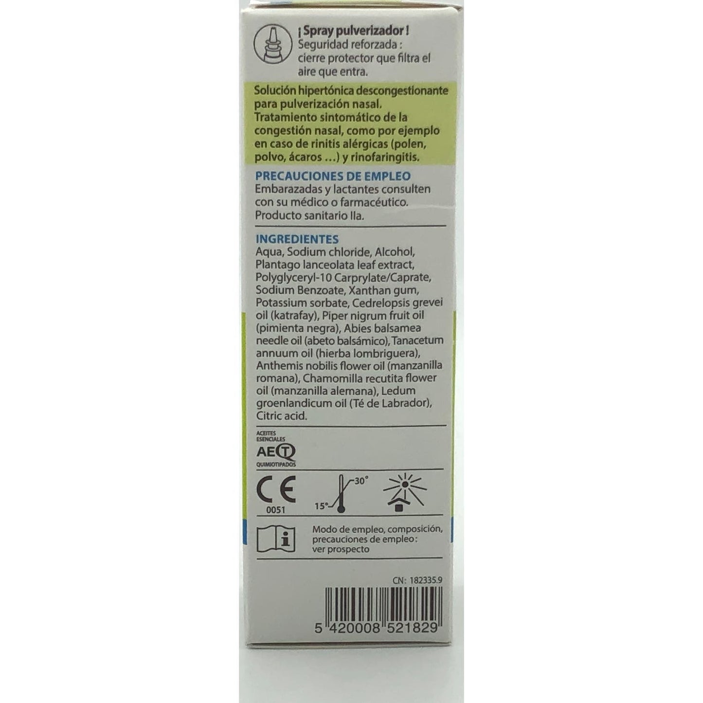 Pranarôm Allergoforce Spray Nasal Descongestionante 15ml
