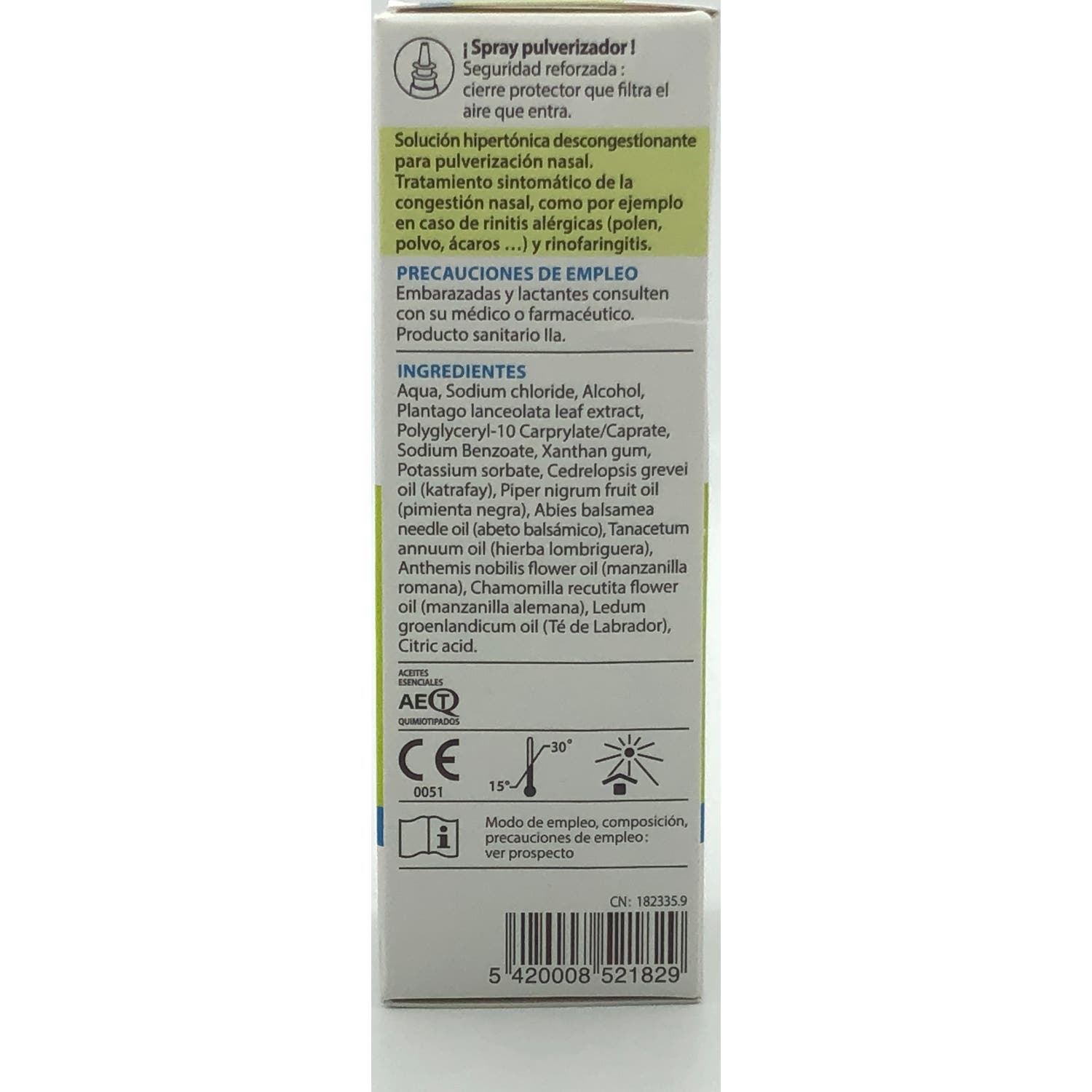 Pranarôm Allergoforce Spray Nasal Descongestionante 15ml