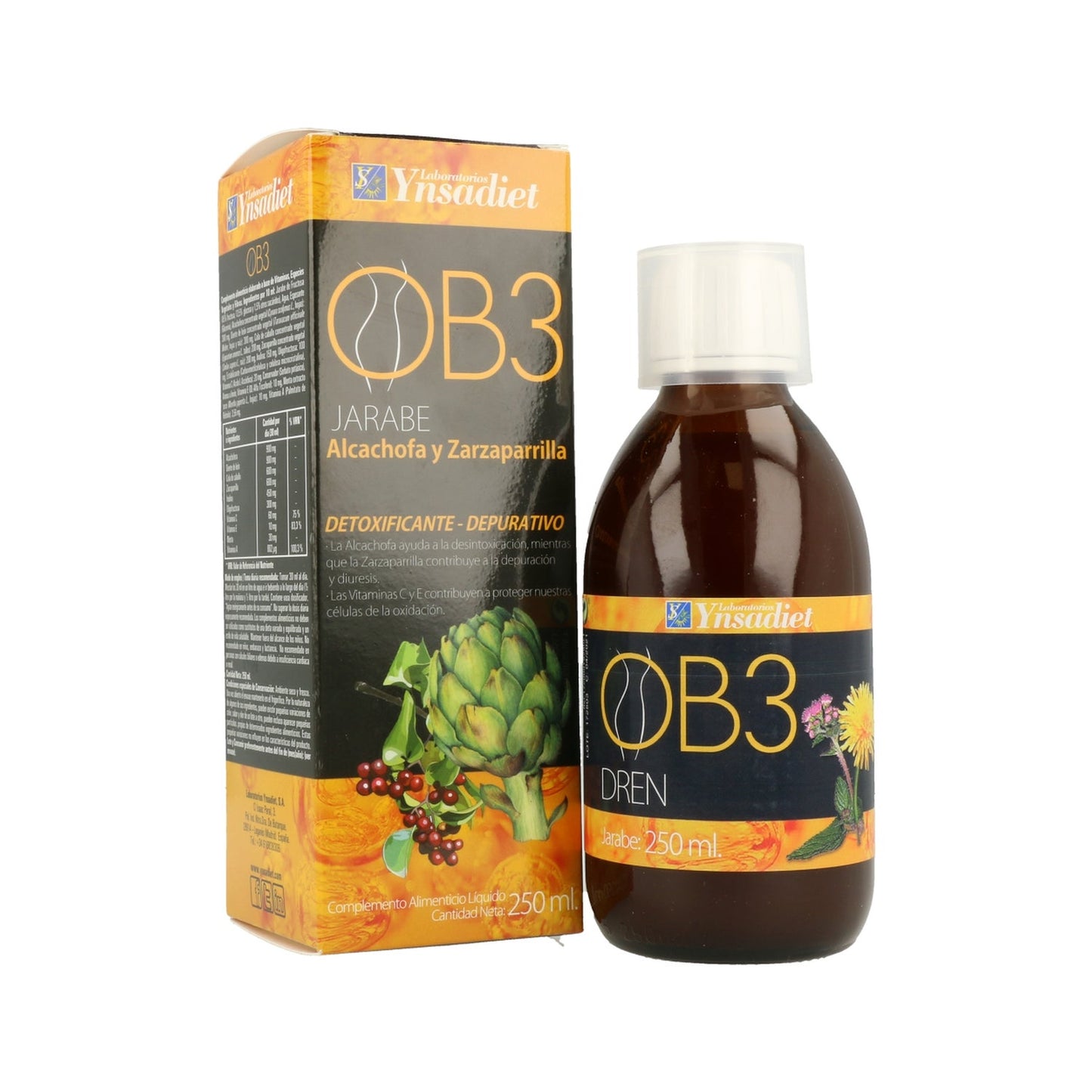 OB3 Drenante Jarabe 250 ml