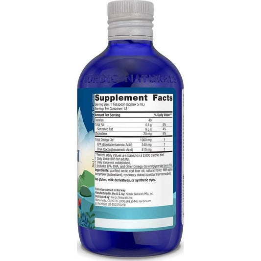 Nordic Naturals Arctic Aceite de Hígado de Bacalao Fresa 237ml