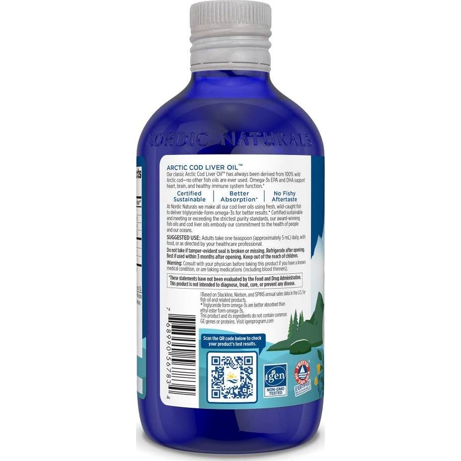Nordic Naturals Arctic Aceite de Hígado de Bacalao Fresa 237ml