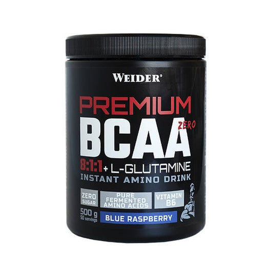 Weider Premium BCAA 8:1:1 + L-Glutamina Frambuesa Azul 500 g