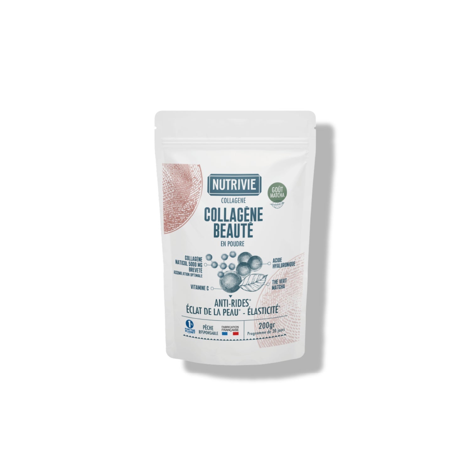 Nutrivie Colágeno Beauté Poudre Matcha 200 g