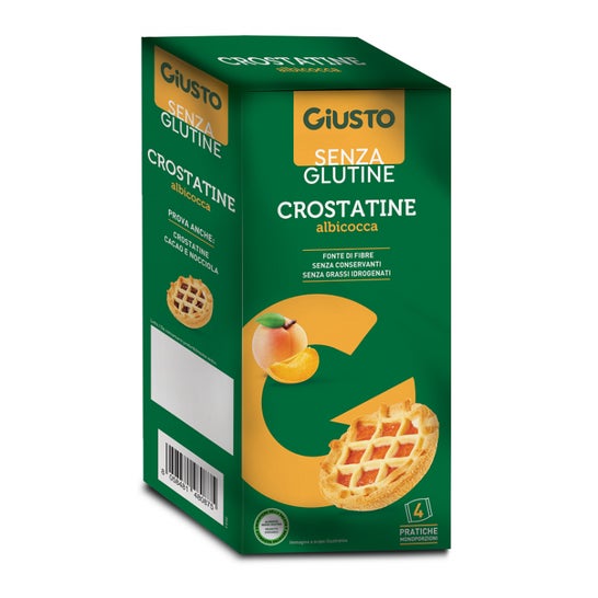 Giusto Tarta de Albaricoque Ecológica Sin Gluten 4x45 g