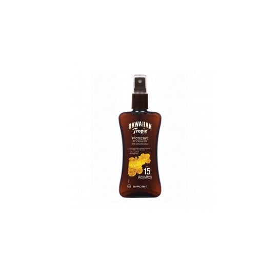 Óleo de Spray Seco Tropico Havaiano Spf15 Medium 200ml Vapo