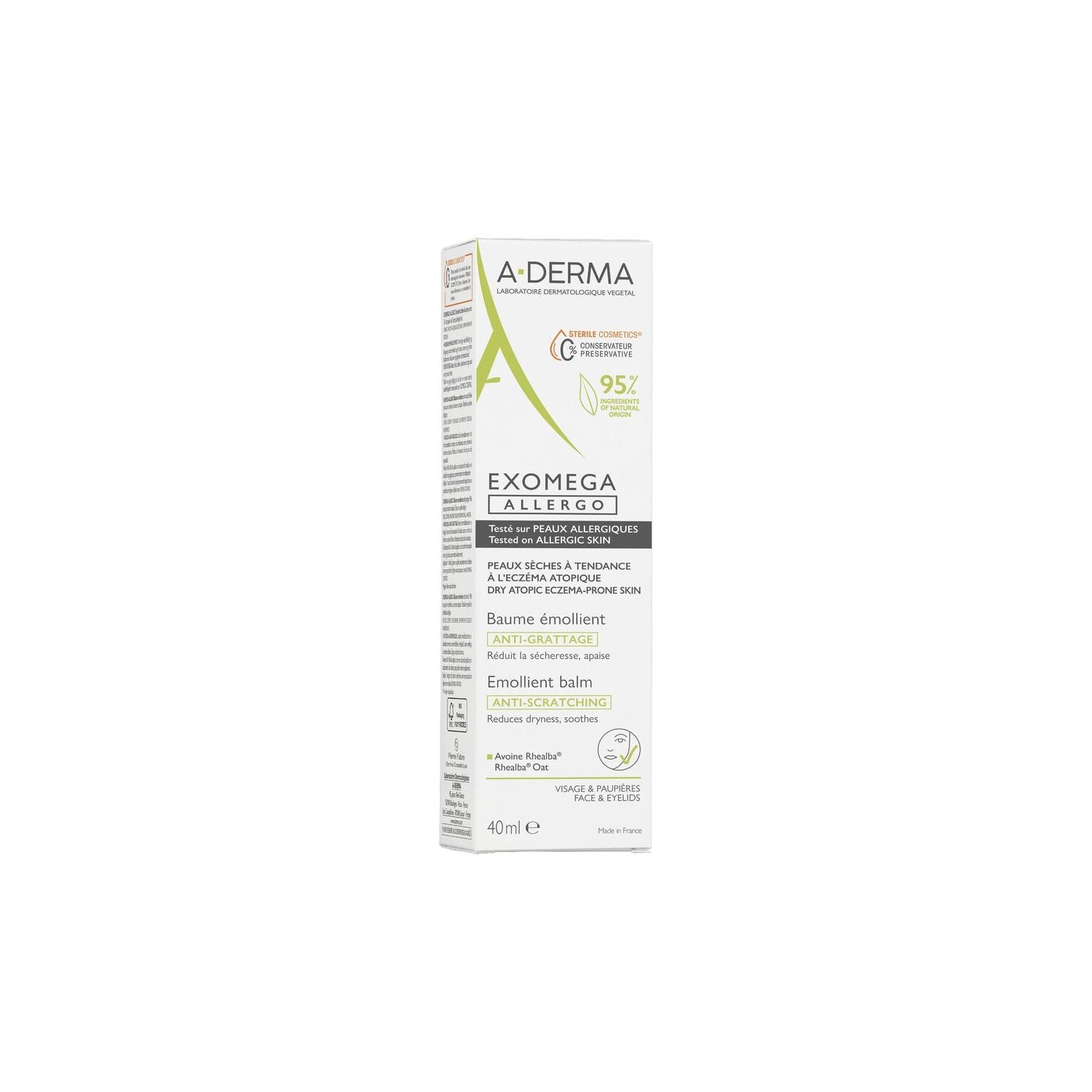 A-Derma Exomega Allergo Bálsamo Emoliente 40ml