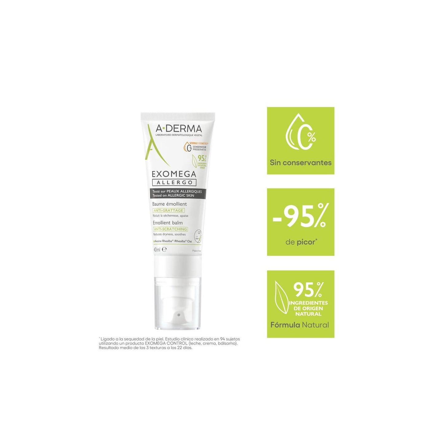 A-Derma Exomega Allergo Bálsamo Emoliente 40ml