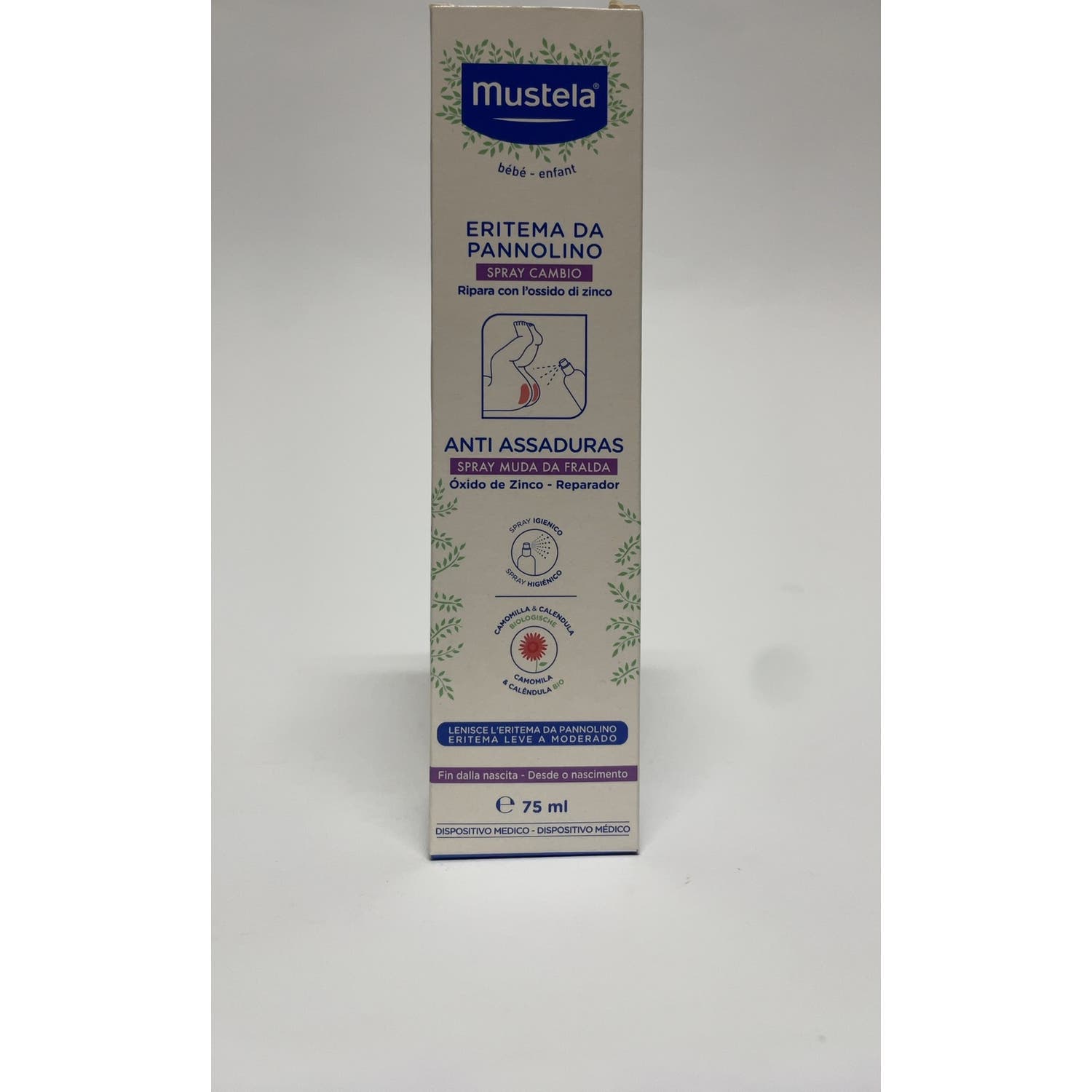 Mustela Spray Dermatitis del Pañal 75ml