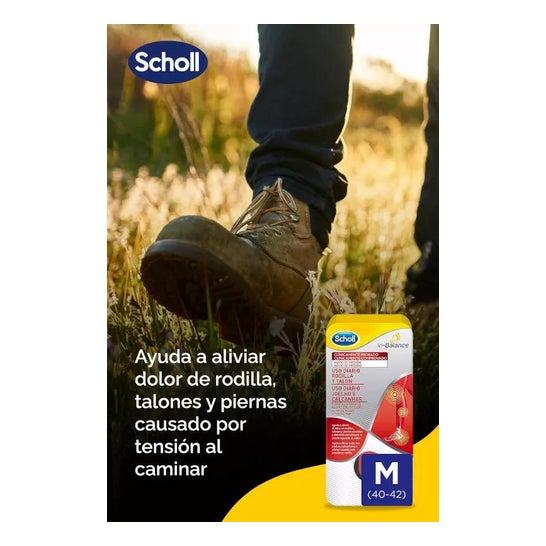 Scholl In-Balance Rodilla y Talón Talla M 1par