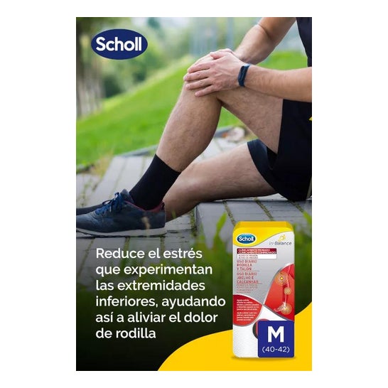 Scholl In-Balance Rodilla y Talón Talla M 1par