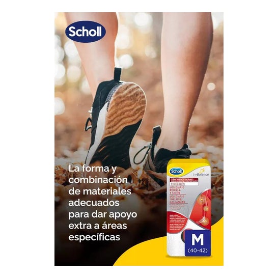 Scholl In-Balance Rodilla y Talón Talla M 1par