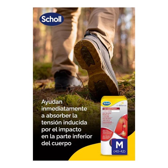 Scholl In-Balance Rodilla y Talón Talla M 1par