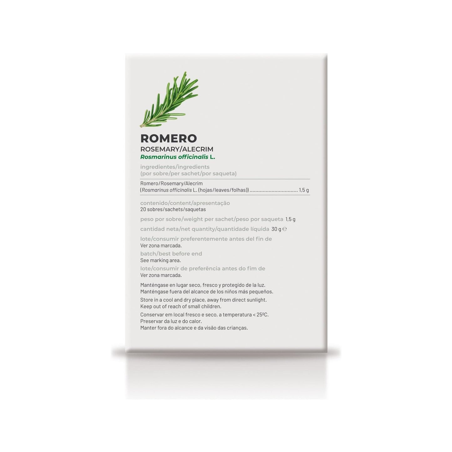 Soria Natural Romero Infusión 20 filtros