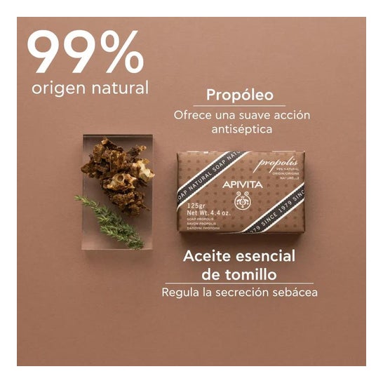 Apivita jabón con propóleo 125g