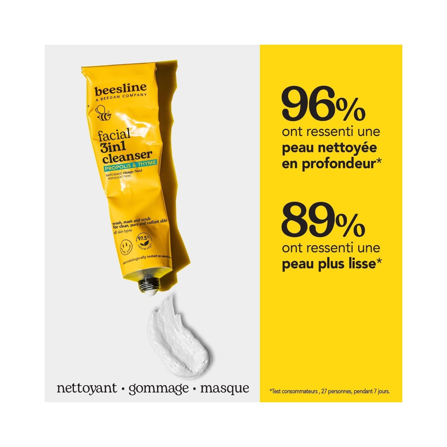 Beesline Limpiador Facial 3 en 1 Propóleo y Tomillo 150ml