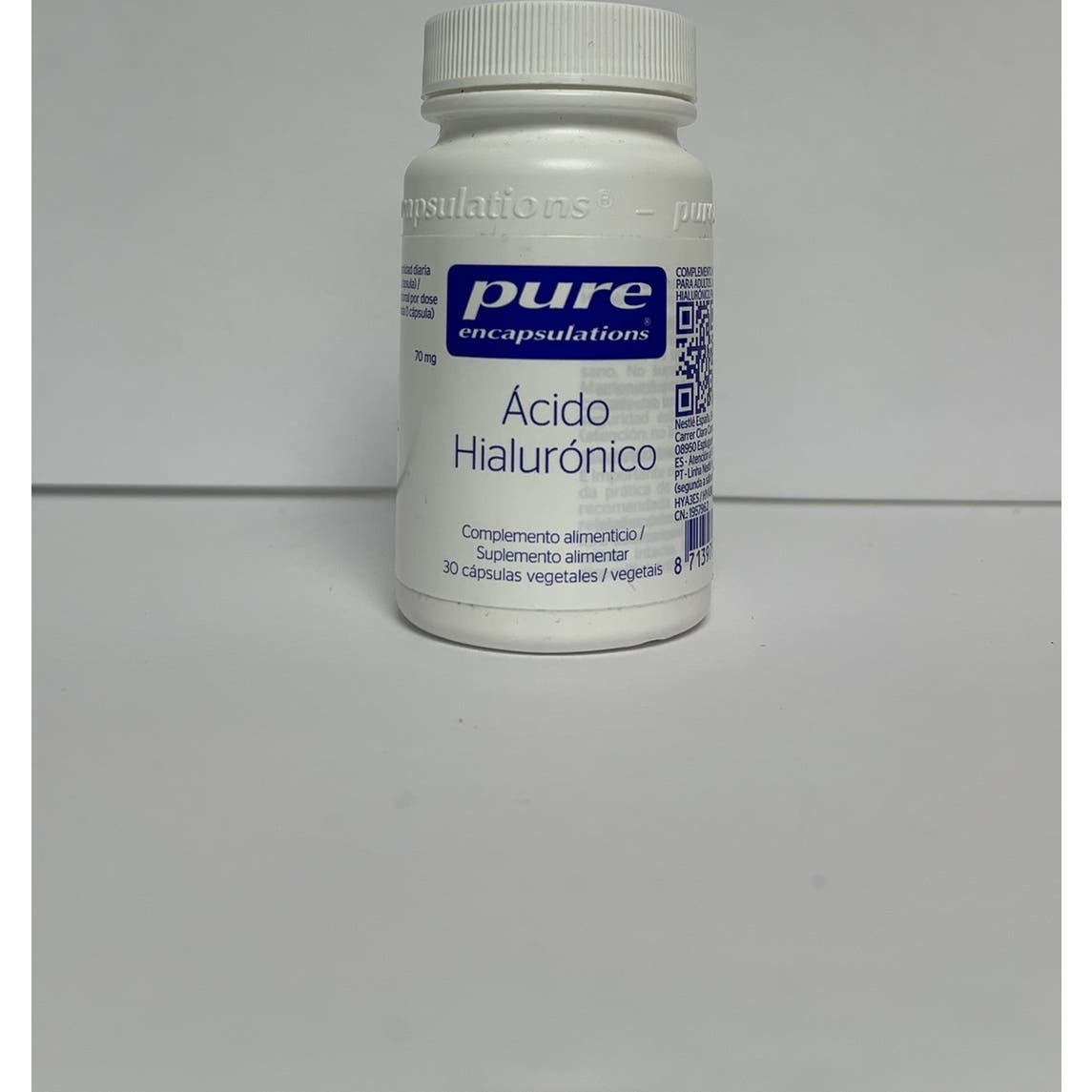 Pure Encapsulations Ácido Hialurónico 30vcaps