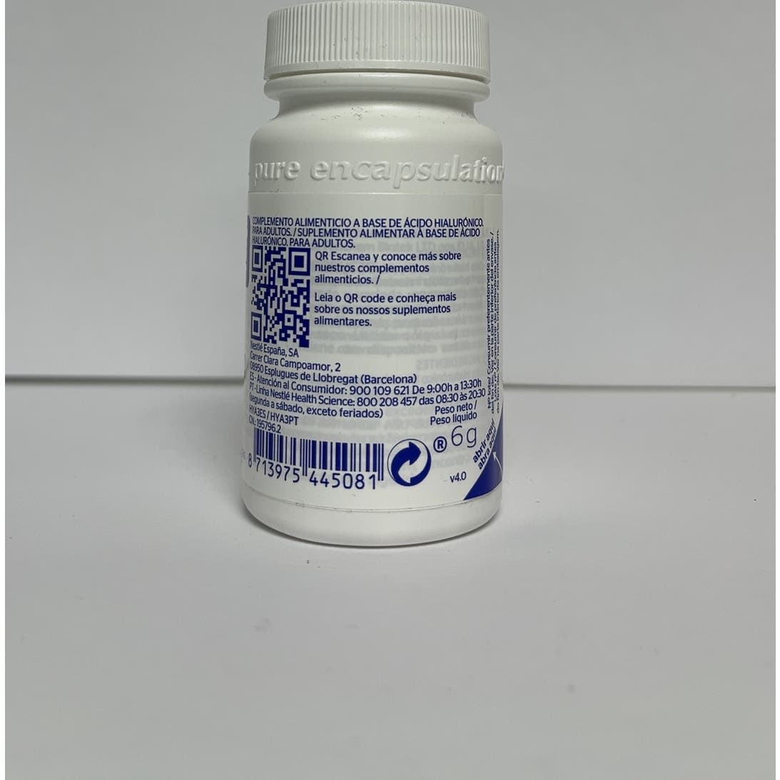 Pure Encapsulations Ácido Hialurónico 30vcaps