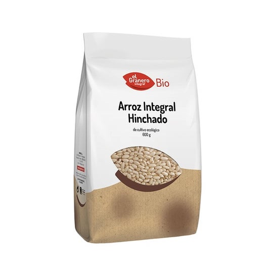 El granero Arroz Integral Hinchado Bio 600 g