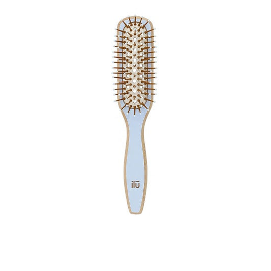 Ilū BambooM! Detangler True Blue Hairbrush 1ud