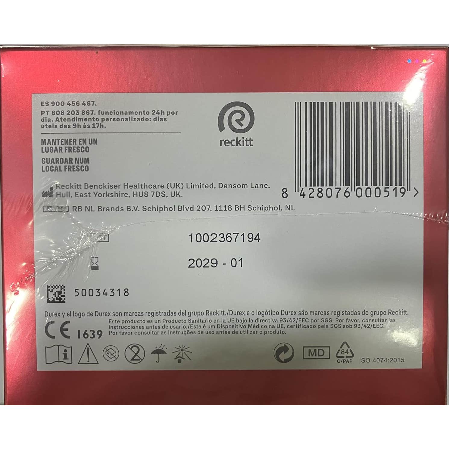Durex Sensitivo Suave 144Uds