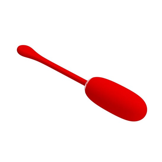 Pretty Love Julius Huevo Vibrador Impermeble Recargable Rojo 1ud