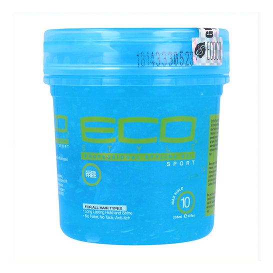 Eco Styler Sport Gel Fijador Azul Sin Alcohol Fuerte 236ml