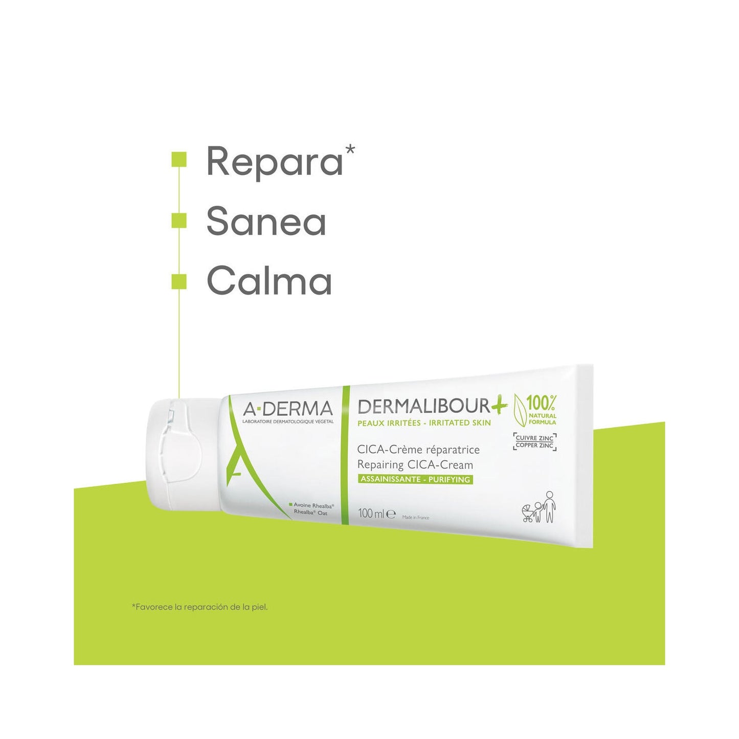A-Derma Dermalibour+ CICA Crema Reparadora 100ml