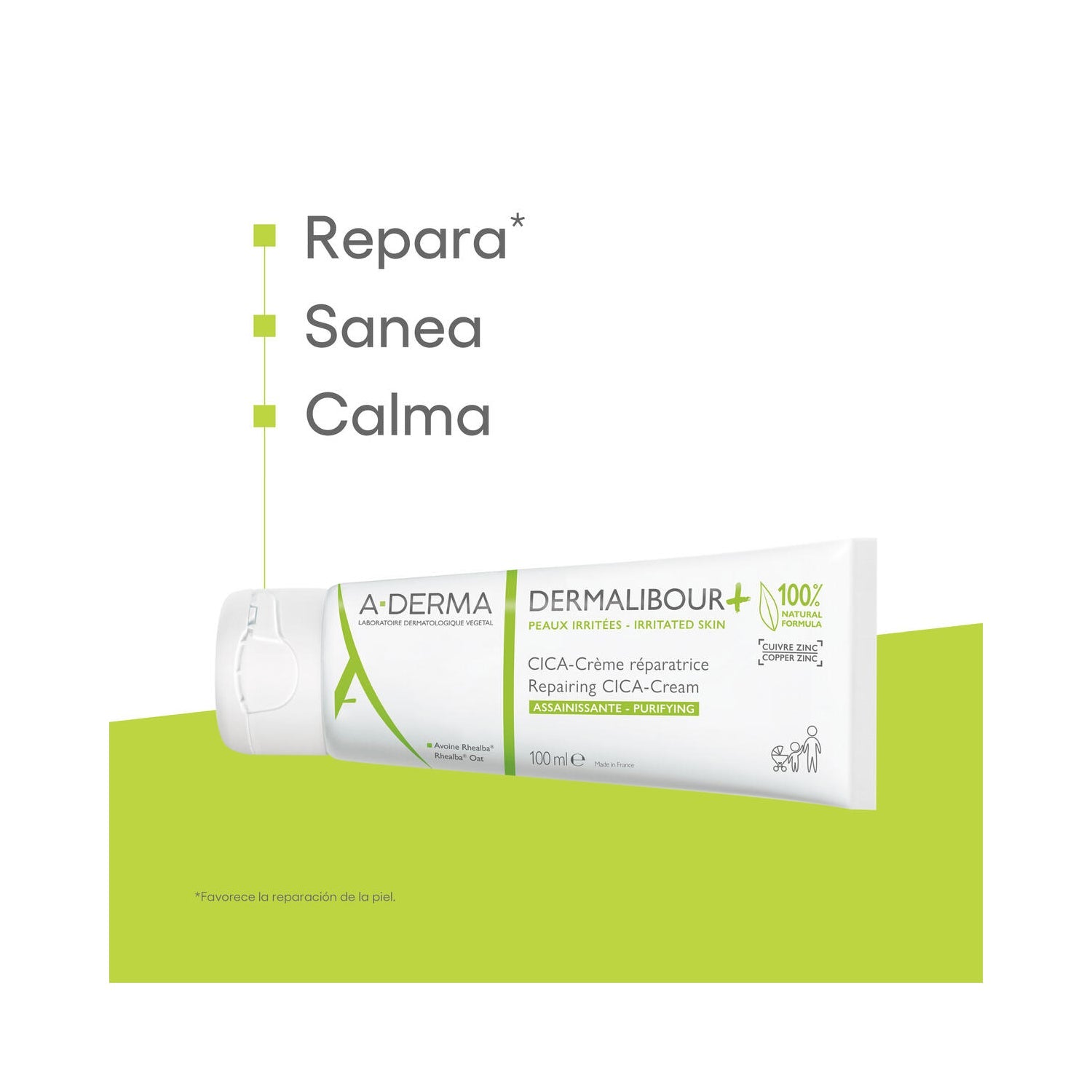 A-Derma Dermalibour+ CICA Crema Reparadora 100ml