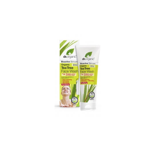 Dr.Organic gel Limpiador Facial Árbol de Té 200 ml