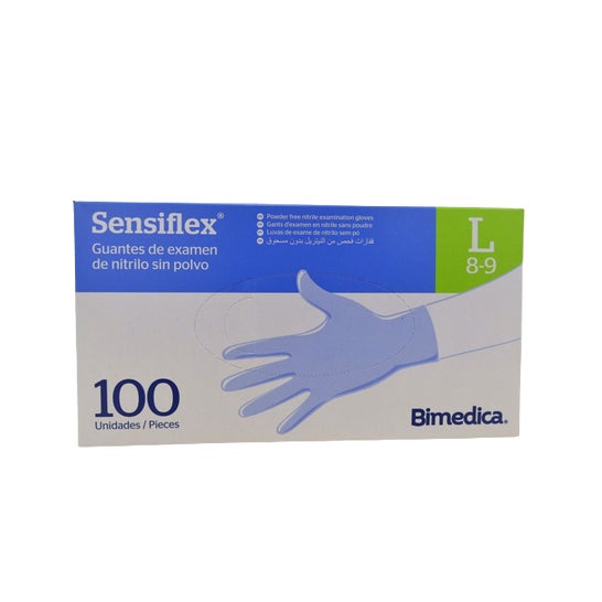 Sensiflex Guante Nitrilo Sin Polvo Talla L 100uds