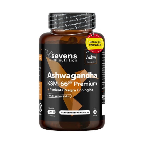 Sevens Nutrition Ashwagandha KSM-66 Premiun 120 comp