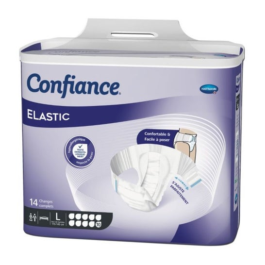 Confiance Elastic 10 Gouttes Taille L 14uds