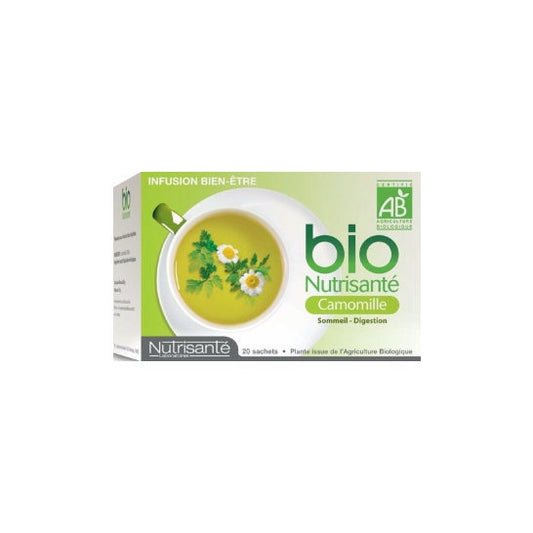 Infusión Nutritiva Orgánica Manzanilla 20 Bolsitas