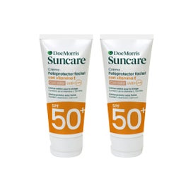 DocMorris Pack Suncare Fotoprotector Crema Facial SPF50+ Con Color 2x50ml