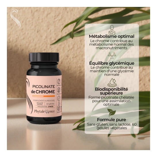 Phytalessence Picolinato de Cromo 60 caps