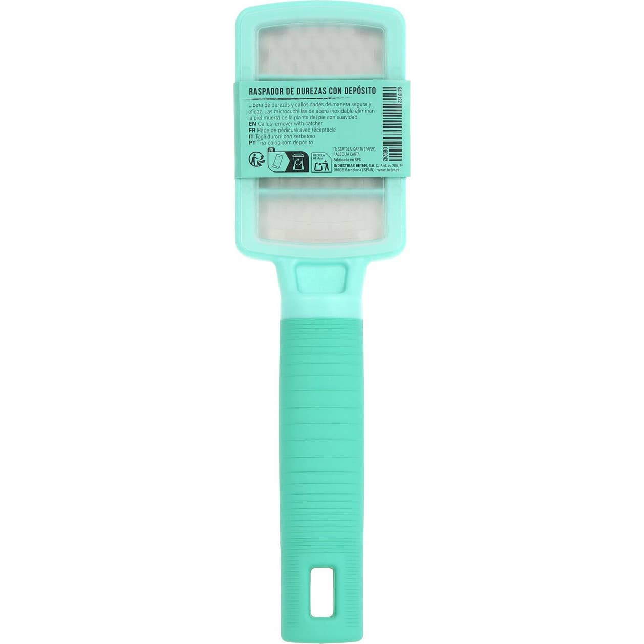 Beter Feet Free Inox Raspador de Durezas con Depósito 1ud
