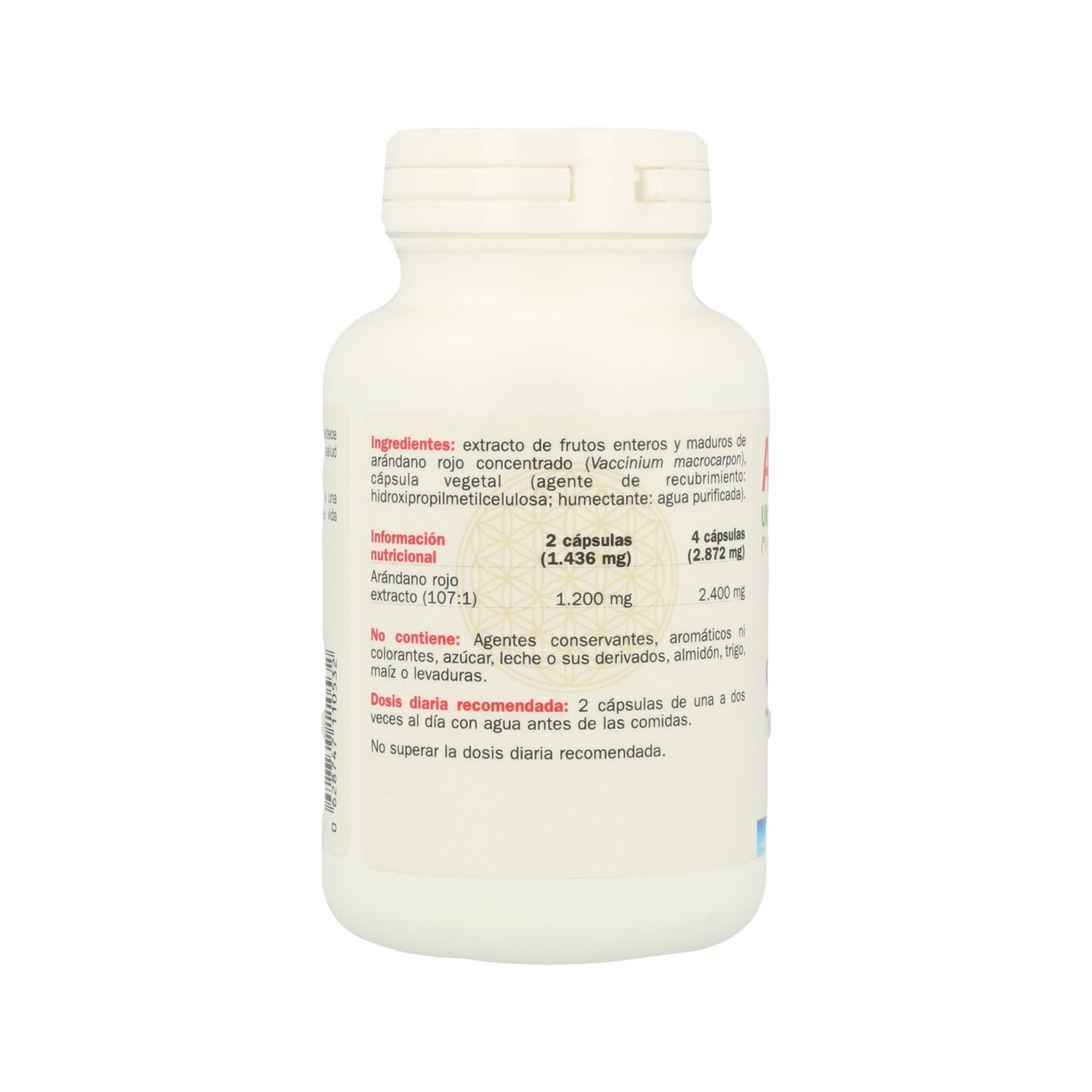 Sura Vitasan Arándano Rojo 600mg 60caps