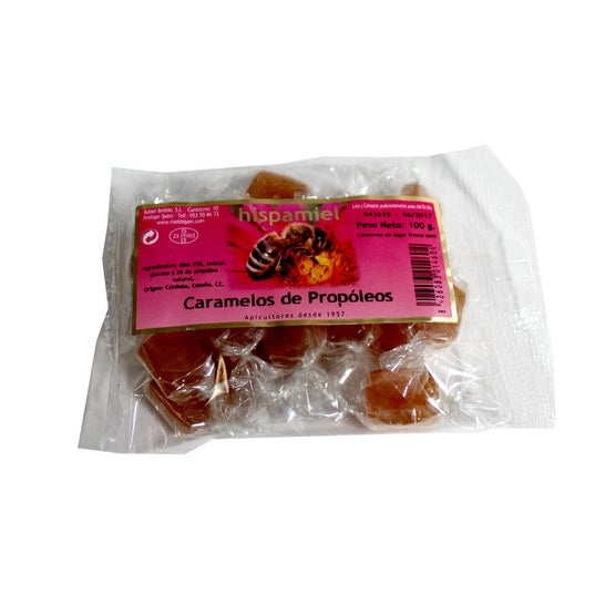 Hispamiel Caramelos Miel y Eucalipto Sin Azucar 100 g