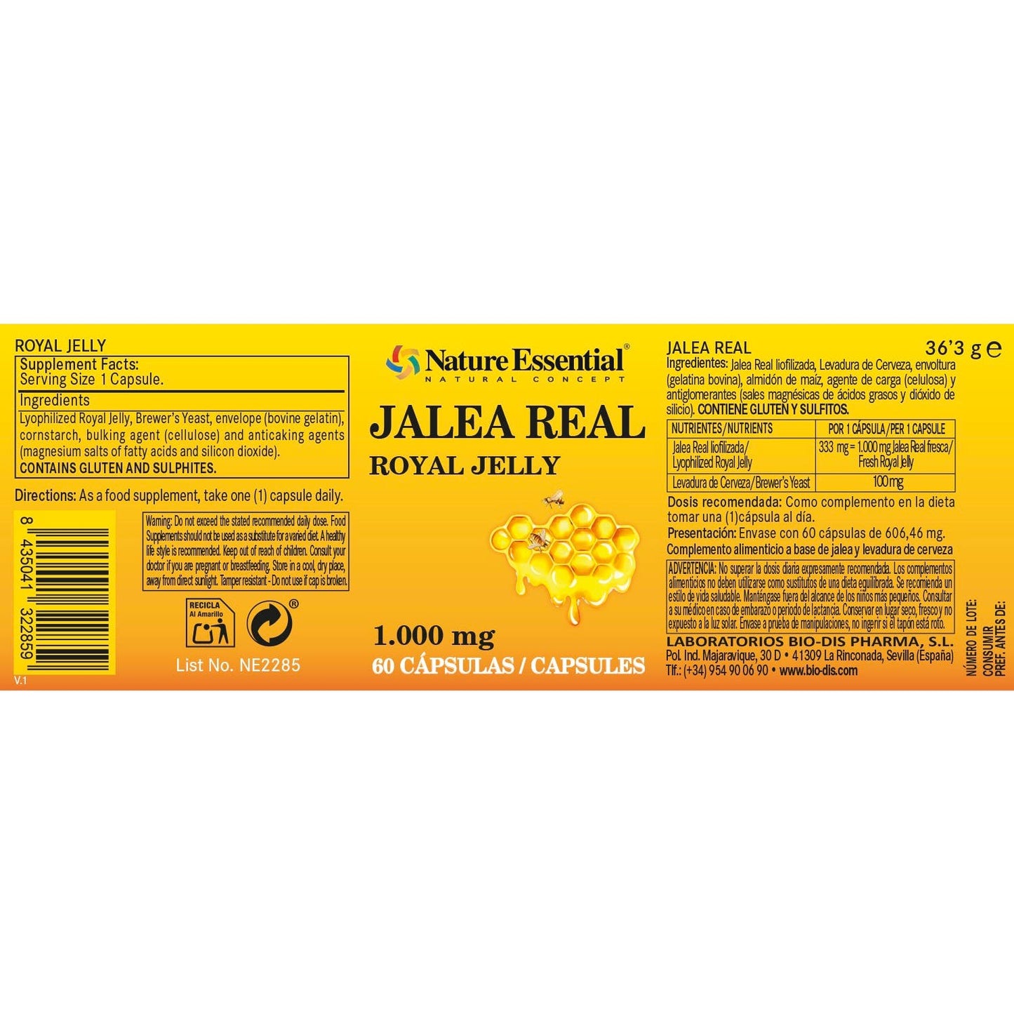 Nature Essential jalea real 60cáps