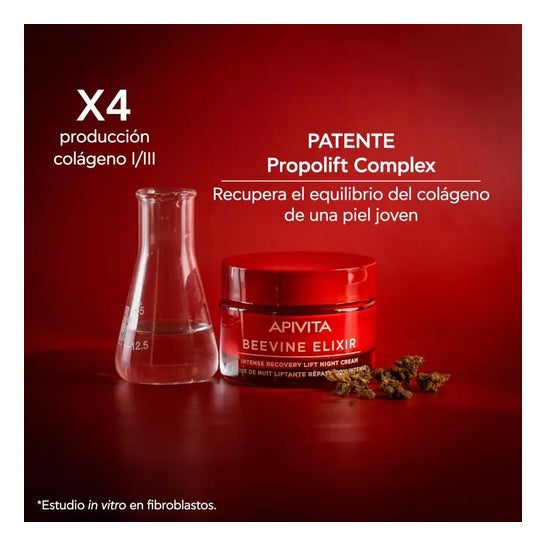 Apivita Beevine Elixir Crema Noche Lift Recuperación Intens 50ml