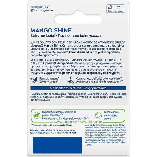 Liposan Mango Shine Bálsamo Labial 4.8 g