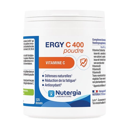Ergy C 400 Vitamina C en polvo 125g
