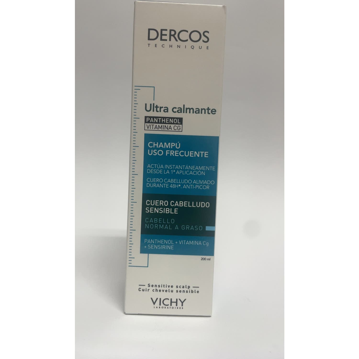 Vichy Dercos Technique Champú Ultracalmante Cabello Normal Graso 200ml